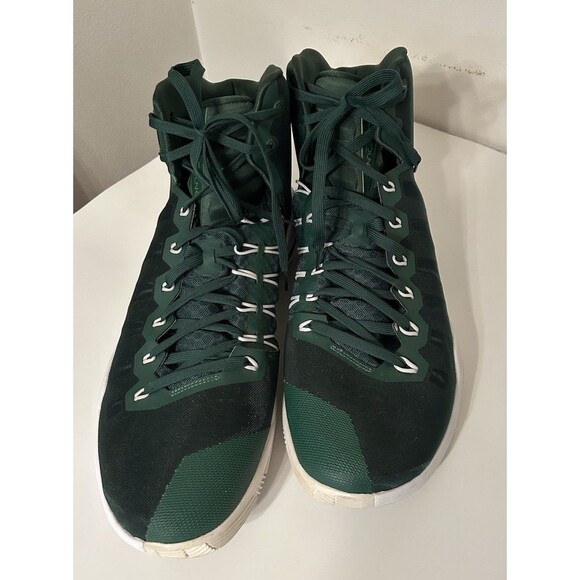 Size 16.5- Nike Zoom Hyperdunk 2016 Green basketball Shoes - Picture 3 of 8